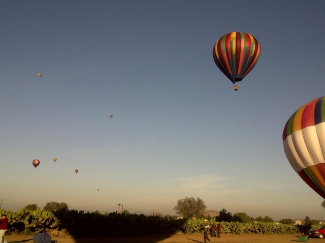  Heißluftballons 